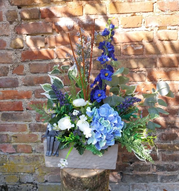 Jardinière Bleutée
